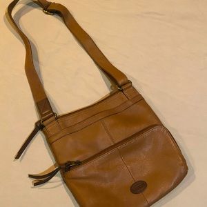 Gently Used Brown Leather Fossil Purse